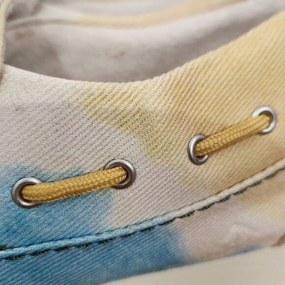 Sperry Women's Tie-Dye Moc-sider Size 6.5 Tie-Dye Canvas Slip-on Shoes - Picture 8 of 9